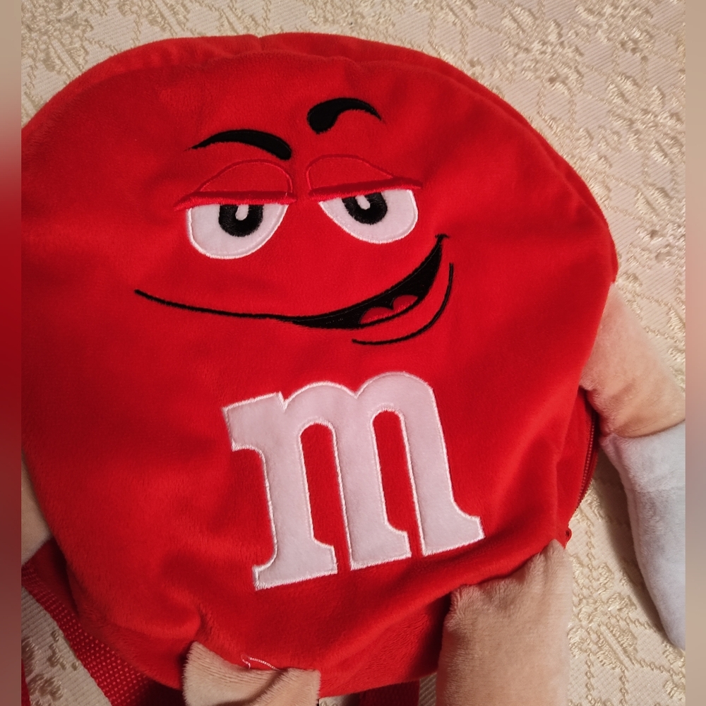 Red M&M Character Backpack - Picture 4 of 9